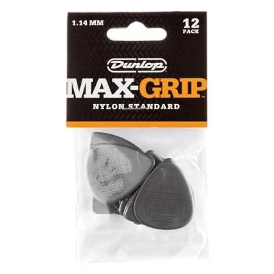 Afbeelding van Jim Dunlop Max Grip Nylon Standard Plectrum 1.14 mm 12 pack