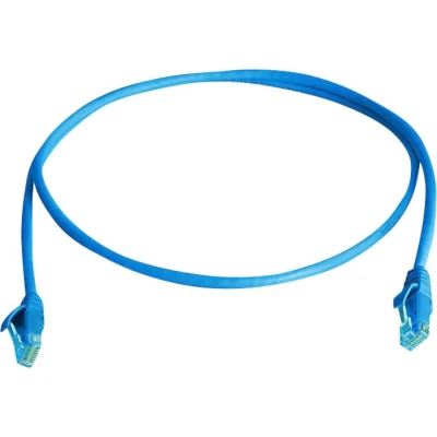 Afbeelding van Telegärtner L00000A0292 RJ45 Netwerkkabel, patchkabel CAT 6 U/UTP 0.50 m Blauw Vlambestendig, Halogeenvrij 1 stuk(s)