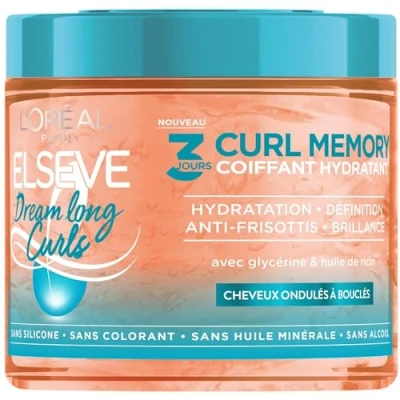Afbeelding van L&#039;Oréal Paris Elseve Dream Long Curls Hydraterend kapsel, 3 dagen, krulgeheugen, 400 ml