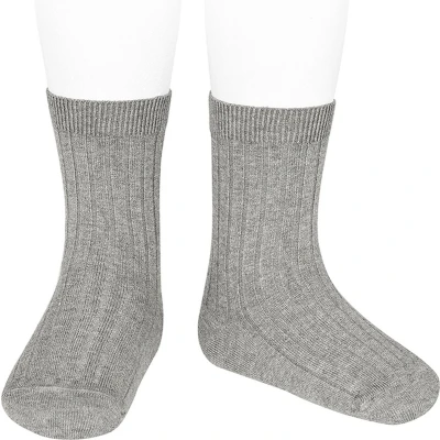 Afbeelding van Cóndor Sokken Basic Rib Grijs 23 26 (maat 4)