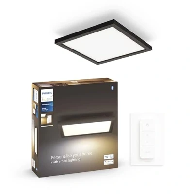 Afbeelding van Philips Hue Aurelle paneellamp White Ambiance vierkant zwart