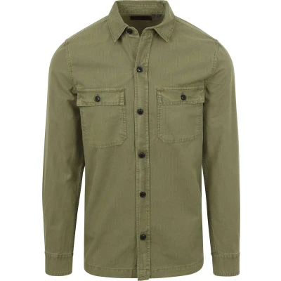 Afbeelding van Superdry Overshirt Military Groen maat XL Heren met Regular fit Pasvorm Katoen Suitable Herenkleding