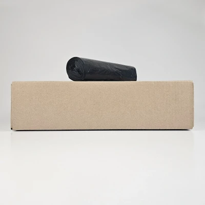 Afbeelding van Afvalzak Powersterko HDPE T23 58x100cm 70L zwart