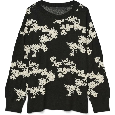 Afbeelding van VERO MODA VMNANCY LS O NECK LONG PULLOVER BOO REP Dames Gebreide truien