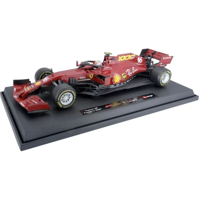 Afbeelding van The 1:18 Diecast Modelscar of Ferrari SF1000 Team Scuderia #16 1000th GP Mugello 2020. driver was Charles Leclerc. manufactor this scalemodel is Burago.This model only online available