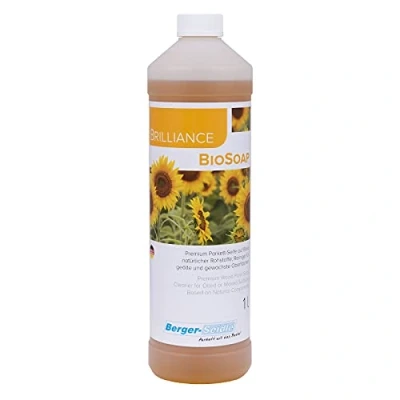 Afbeelding van Berger Seidle Classic BioSoap, houten vloerzeep voor het reinigen en onderhouden van geoliede geoliede/gewaxte parketvloeren andere vloeren (1 liter)