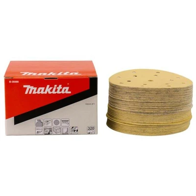Afbeelding van Makita B 39366 Schuurschijf 150mm K320 Yellow Velcro