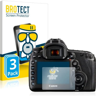 Afbeelding van BROTECT Antireflecterende Glas Screen Protector Mat voor Canon EOS 5D Mark IV (3 Stuks) Schermbeschermer [Beschermglas Folie niet Gehard Glas]
