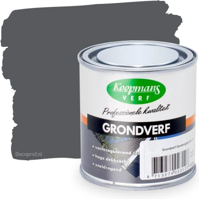 Afbeelding van Koopmans Grondverf 0,75 ltr grijs Huis &amp; Interieur