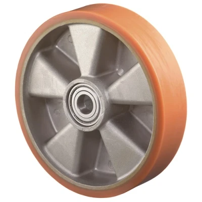 Afbeelding van BS Rollen Reserve wiel d. 250 mm draagvermogen 1000 kg gegoten polyurethaan as 20 naaflengte 60 1 stuk B90.251