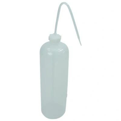 Afbeelding van hünersdorff Spuitfles 1000 ml, LD PE, geschikt voor levensmiddelen, bijzonder fijne dosering, met stevige spuitbuis, keuken, laboratorium of hobby, transparant, naturel