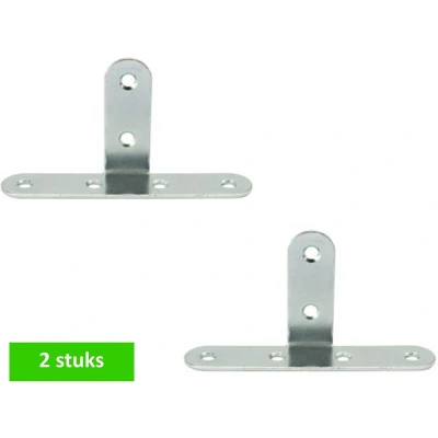 Afbeelding van i Fix T verbinding 80 x 40 mm verspringend verzinkt 2 STUKS
