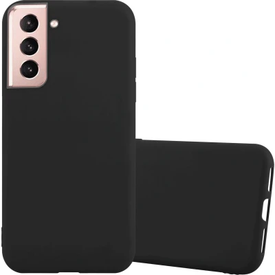 Afbeelding van Cadorabo Hoesje geschikt voor Samsung Galaxy S21 5G in CANDY ZWART Beschermhoes TPU silicone Case Cover