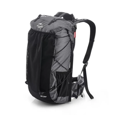 Afbeelding van Naturehike Rots 40+5L Intern Frame Hiking rugzak voor buiten kamperen reizen backpacken (zwart 40+5L)