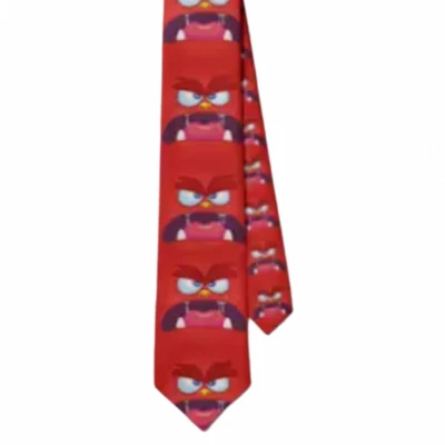 Afbeelding van Stropdas Rood Boos Polyester Charme Bijoux