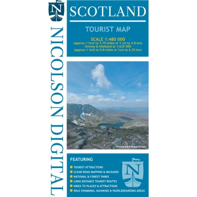 Afbeelding van Nicolson Scotland Tourist Map