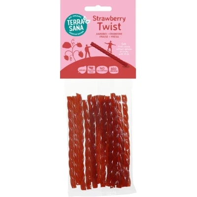 Afbeelding van Terrasana Aardbei kabels twists bio 75 g
