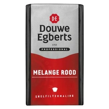 Afbeelding van Koffie Douwe Egberts snelfiltermaling Melange Rood 250gr