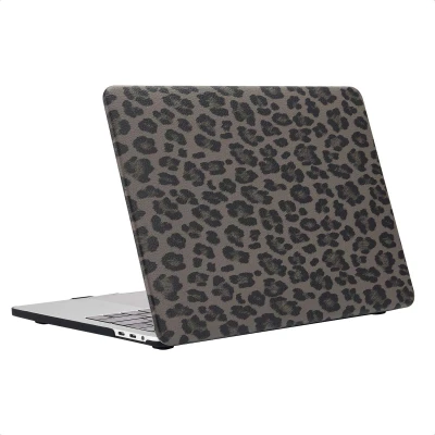 Afbeelding van Selencia Sabi Cover / Hardcase MacBook Pro 13 Inch (2020 2022) Kunstleder Midnight Black