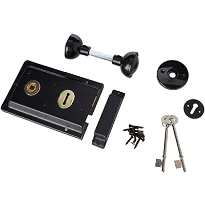 Afbeelding van ERA Velg 6 x 4&quot; Sashlock met Handvatten Zwart