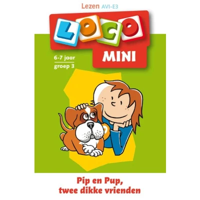 Afbeelding van Loco mini Lezen, Pip en pup twee dikke vrienden 6 7 jaar