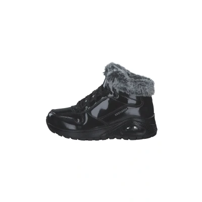Afbeelding van Skechers Uno Rugged Veterboots zwart lak Dames Maat 41