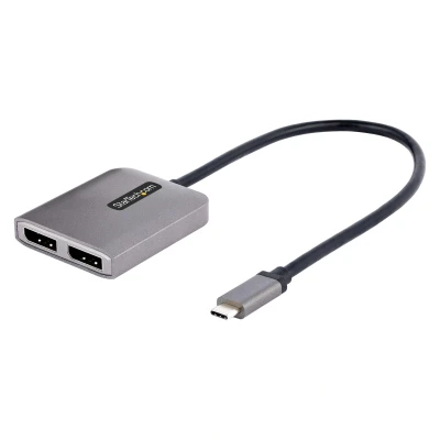 Afbeelding van StarTech.com MST14CD122DP USB grafische adapter 4096 x 2160 Pixels Grijs