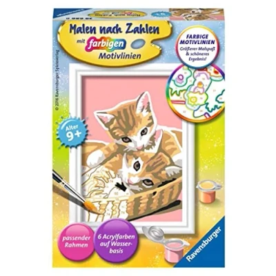 Afbeelding van Ravensburger 4005556296866 kleurplaat en kleurboek Set kleuren op nummer