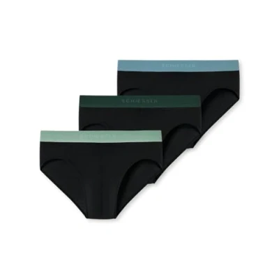 Afbeelding van Schiesser Slip 95/5 3Pack Zwart 4