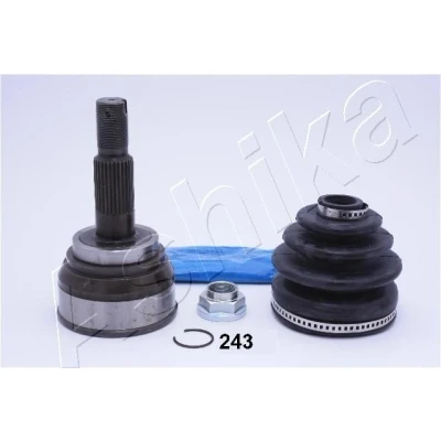 Afbeelding van ASHIKA 62 02 243 Homokineet Wielzijde TOYOTA: Hilux VII Pick up 2.5 D 4WD, 4D 4D, 3.0 4WD 2005 2015