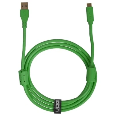 Afbeelding van UDG USB 3.0 C A Green Straight 1,5m U98001GR Kabel voor DJs