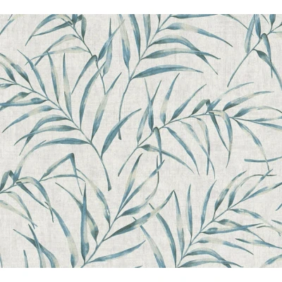 Afbeelding van AS Creation Greenery 37335 1 373351 Blauw / Grijs