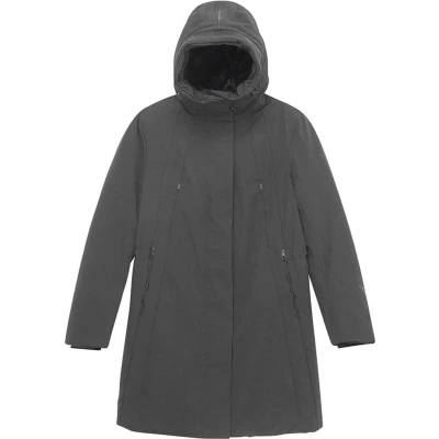 Afbeelding van Krakatau dames Mercury gewatteerd jack met ritszakken in de kleur Blauwgrijs, maat: M