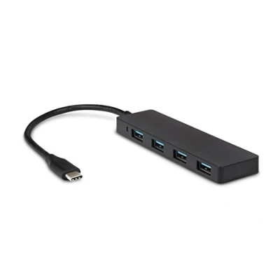 Afbeelding van Hamlet XHUB4031TC interface hub USB 3.2 Gen 2 (3.1 2) Type C 5000 Mbit/s Zwart