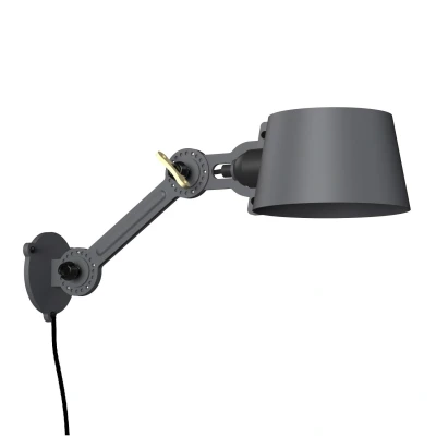 Afbeelding van Tonone Bolt Sidefit wandlamp small met stekker Midnight Grey