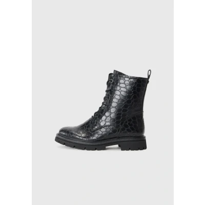Afbeelding van Marco Tozzi Veterboots, Dames, Maat: 37, Black Schoenen