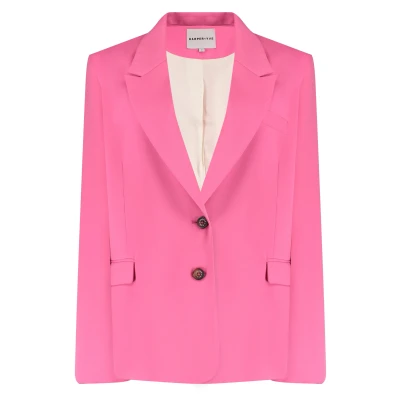 Afbeelding van Harper &amp; YVE Halflange jas, Dames, Maat: XS, Roze