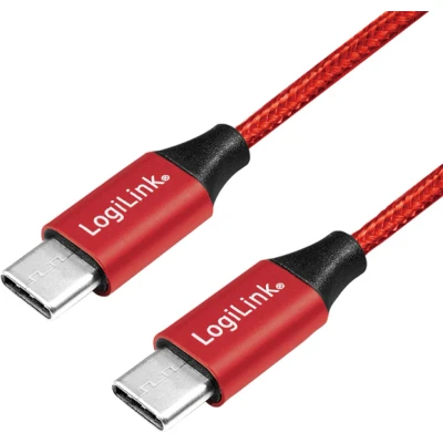 Afbeelding van LogiLink CU0156 USB kabel 1 m 2.0 B C Rood