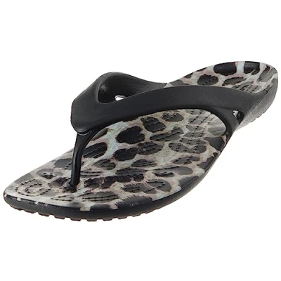 Afbeelding van Crocs Unisex Kadee Ii Flip W Klomp, Zwart Multi Dier, 34/35 EU