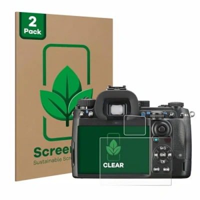 Afbeelding van ScreenLeaf Screenprotector voor Pentax K 3 Mark III Duurzame schermbescherming Folie Beschermfolie transparant (2 Stuks)