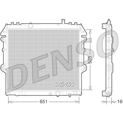 Afbeelding van Denso Radiateur DRM50069
