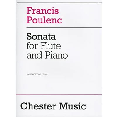 Afbeelding van Francis Poulenc Sonata For Flute And piano Fluit en