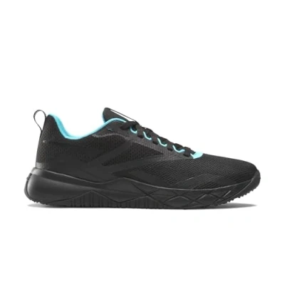 Afbeelding van Reebok NFX Trainingsschoen, Heren, Maat: 42.5, Core black bold cyan laser pink Textiel/ synthetisch