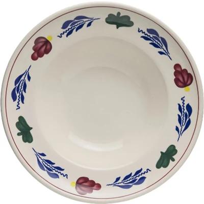 Afbeelding van Boerenbont Bord diep ø28cm Set van 4 stuks