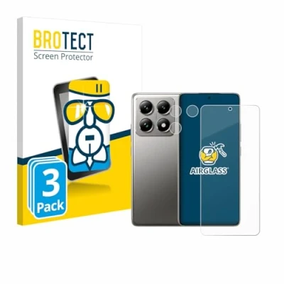 Afbeelding van BROTECT Glas Screen Protector voor Xiaomi 14T Pro (Voor+Camera) (3 Stuks) Schermbeschermer [9H Hardheid, Beschermglas Folie niet Gehard Glas]