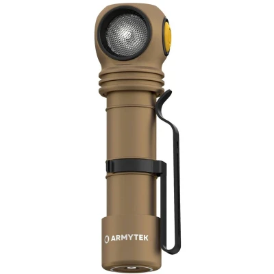 Afbeelding van ArmyTek Wizard C2 Pro Sand White Zaklamp werkt op een accu LED Met riemclip 2500 lm 115 g