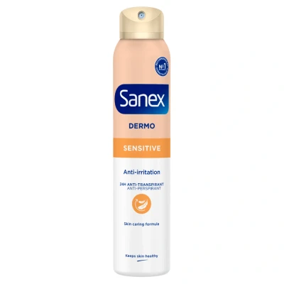 Afbeelding van 6x Sanex Deodorant Spray Dermo Sensitive 200 ml