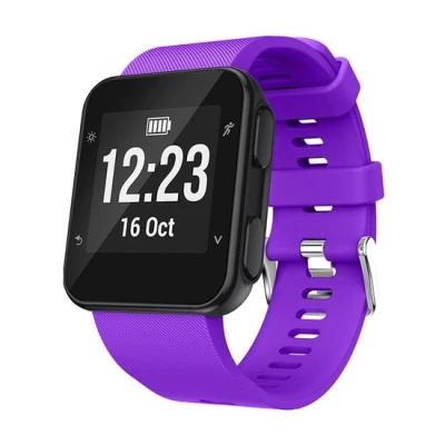 Afbeelding van Siliconen bandje Paars Garmin Forerunner 35 / 30