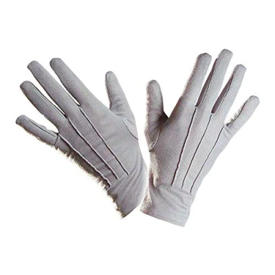Afbeelding van Widmann Handschoenen, kostuumaccessoire, clown, theater, carnaval, themafeest Grijs One size