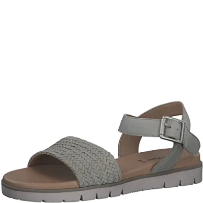 Afbeelding van s.Oliver Sandalen met plateauzool, Dames, Maat: 40, Pistachio Leer